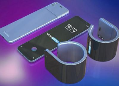 این پتنت سامسونگ یک گوشی تبدیل شونده به دستبند را نشان می دهد