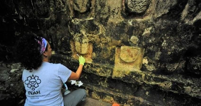 کشف بقایای کاخ باستانی مایاها