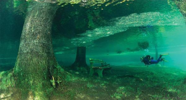 دریاچه سبز ؛ پارکی زیرِ آب